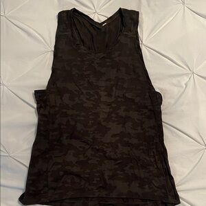 lululemon athletica Black Camo Tank Top